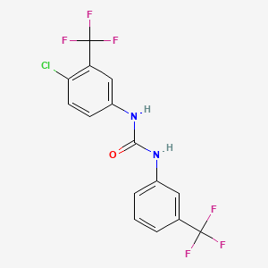 1-[4-Chloro-3-(trifluoromethyl)phenyl]-3-[3-(trifluoromethyl)phenyl]urea