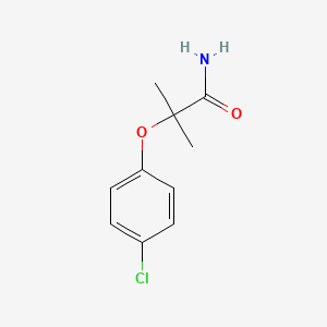 molecular formula C10H12ClNO2 B1197446 2-(4-氯苯氧基)-2-甲基丙酰胺 CAS No. 5658-61-7