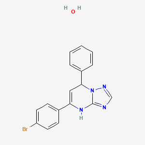 5-(4-Bromophenyl)-7-phenyl-4,7-dihydro-[1,2,4]triazolo[1,5-a]pyrimidine hydrate