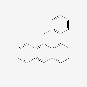 molecular formula C22H18 B11974492 9-Benzyl-10-methylanthracene CAS No. 24451-61-4