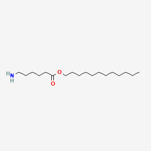 molecular formula C18H37NO2 B1197454 Dodecyl 6-aminocaproate CAS No. 39874-56-1
