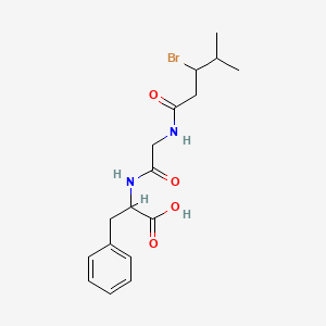 D,L-2-Bromoisocaproylglycyl-D,L-phenylalanine