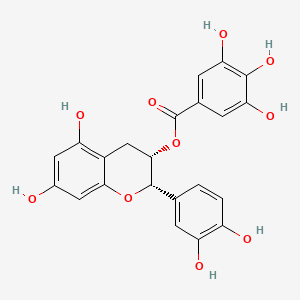 molecular formula C22H18O10 B1197462 Epicatechin-3-gallate CAS No. 863-03-6