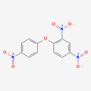 molecular formula C12H7N3O7 B11974739 2,4-Dinitro-1-(4-nitrophenoxy)benzene CAS No. 2363-36-2