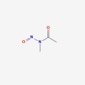 molecular formula C3H6N2O2 B1197475 N-Methyl-N-nitrosoacetamide CAS No. 7417-67-6