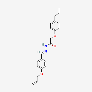 N'-(4-(Allyloxy)benzylidene)-2-(4-propylphenoxy)acetohydrazide