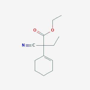 Ethyl 2-cyano-2-(cyclohex-1-en-1-yl)butanoate