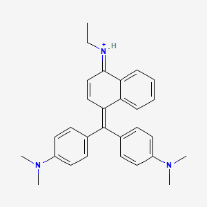 molecular formula C29H32N3+ B1197512 维多利亚蓝 R(1+) 