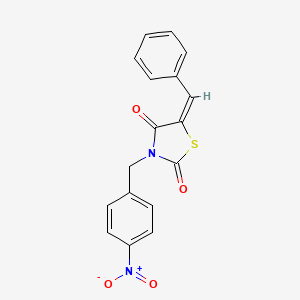 5-Benzylidene-3-(4-nitrobenzyl)-1,3-thiazolidine-2,4-dione