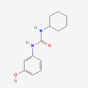 molecular formula C13H18N2O2 B11975148 N-cyclohexyl-N'-(3-hydroxyphenyl)urea CAS No. 55614-04-5