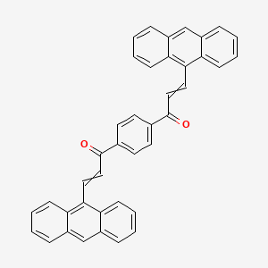 3-Anthracen-9-YL-1-(4-(3-anthracen-9-YL-acryloyl)-phenyl)-propenone