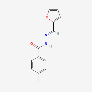 N'-(furan-2-ylmethylene)-4-methylbenzohydrazide