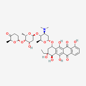 molecular formula C40H51NO15 B1197530 Betaclamycin A CAS No. 76264-95-4