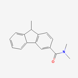 N,N,9-trimethyl-9H-fluorene-3-carboxamide