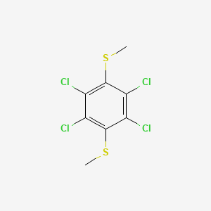 molecular formula C8H6Cl4S2 B1197535 1,4-Bis(methylthio)-2,3,5,6-tetrachlorobenzene CAS No. 67341-47-3