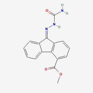 Methyl 9-((aminocarbonyl)hydrazono)-9H-fluorene-4-carboxylate