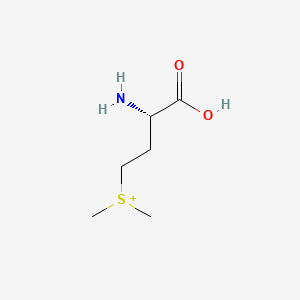 molecular formula C6H14NO2S+ B1197554 S-甲基-L-蛋氨酸 CAS No. 6708-35-6