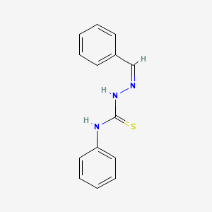 1-[(Z)-benzylideneamino]-3-phenylthiourea