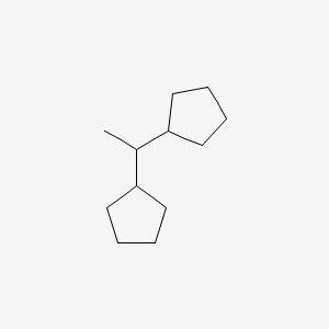 molecular formula C12H22 B1197563 1,1-二环戊基乙烷 CAS No. 4413-21-2