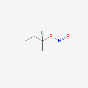 molecular formula C4H9NO2 B1197566 sec-Butyl nitrite CAS No. 924-43-6