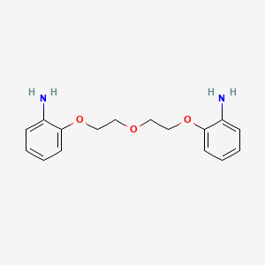 molecular formula C16H20N2O3 B1197584 2-[2-[2-(2-氨基苯氧基)乙氧基]乙氧基]苯胺 CAS No. 7249-78-7