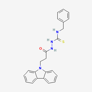 N-Benzyl-2-(3-(9H-carbazol-9-YL)propanoyl)hydrazinecarbothioamide