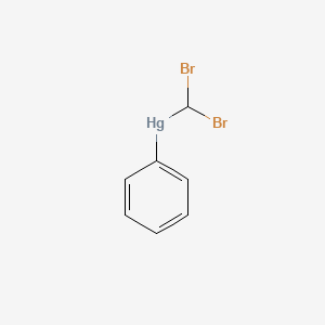 (Dibromomethyl)(phenyl)mercury