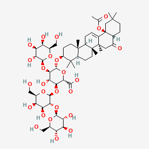 molecular formula C55H86O25 B1197597 Camellidin I 
