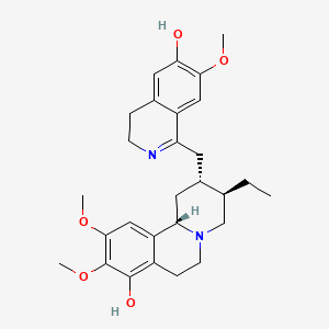 molecular formula C28H36N2O5 B1197599 Alangicine CAS No. 16531-04-7