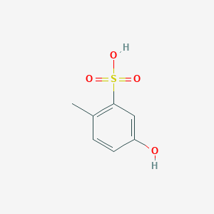 molecular formula C7H8O4S B011976 5-羟基-2-甲基苯磺酸 CAS No. 102014-39-1