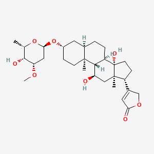 molecular formula C30H46O8 B1197600 Divostroside 