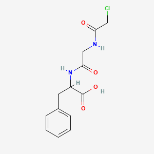 Chloroacetylglycyl-D,L-phenylalanine