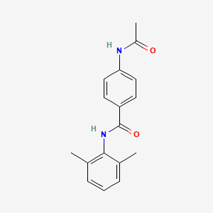 molecular formula C17H18N2O2 B1197606 4-(acetylamino)-N-(2,6-dimethylphenyl)benzamide 