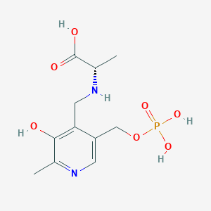 molecular formula C11H17N2O7P B1197608 N-(5'-Phosphopyridoxyl)-L-alanine 