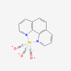 molecular formula C15H8N2O3Re B1197609 (1,10 Phenanthroline)-(tri-carbon monoxide) rhenium (I) 