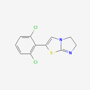 molecular formula C11H8Cl2N2S B1197633 2-(2,6-二氯苯基)-5,6-二氢咪唑并[2,1-b]噻唑 CAS No. 56987-45-2