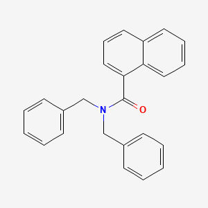 N,N-dibenzylnaphthalene-1-carboxamide