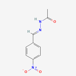 molecular formula C9H9N3O3 B11976415 N'-(4-Nitrobenzylidene)acetohydrazide CAS No. 25996-47-8