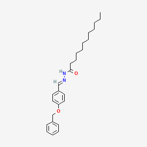 N'-{(E)-[4-(benzyloxy)phenyl]methylidene}dodecanehydrazide