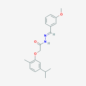 2-(5-Isopropyl-2-methylphenoxy)-N'-(3-methoxybenzylidene)acetohydrazide