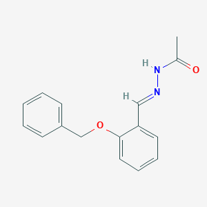 N'-{(E)-[2-(benzyloxy)phenyl]methylidene}acetohydrazide