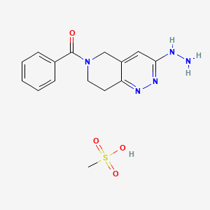 B1197656 Endralazine mesylate CAS No. 65322-72-7