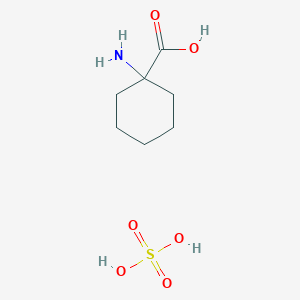 1-Aminocyclohexane-1-carboxylic acid;sulfuric acid