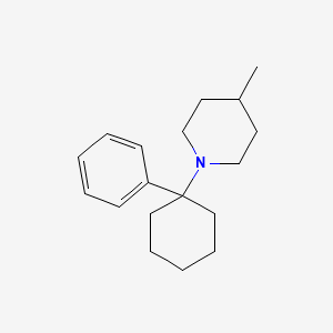 molecular formula C18H27N B1197665 1-(1-Phenylcyclohexyl)-4-methylpiperidine CAS No. 2201-42-5