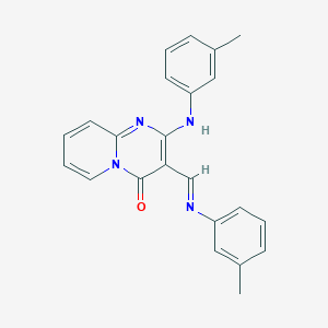 2-m-Tolylamino-3-(m-tolylimino-methyl)-pyrido[1,2-a]pyrimidin-4-one