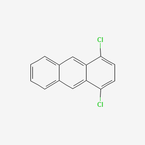 molecular formula C14H8Cl2 B11976841 1,4-Dichloroanthracene CAS No. 66259-12-9