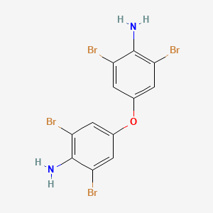 molecular formula C12H8Br4N2O B11976891 4,4'-Oxybis(2,6-dibromoaniline) CAS No. 61381-91-7