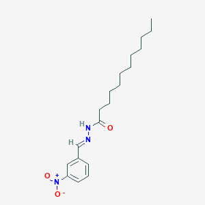 molecular formula C19H29N3O3 B11976969 N'-(3-Nitrobenzylidene)dodecanohydrazide CAS No. 303086-09-1