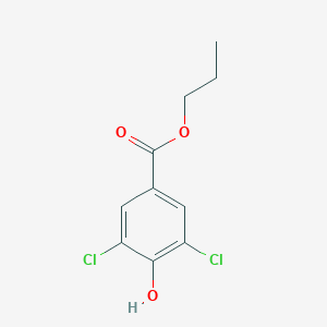molecular formula C10H10Cl2O3 B011977 3,5-二氯-4-羟基苯甲酸丙酯 CAS No. 101003-80-9