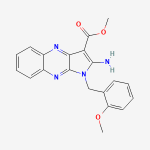 methyl 2-amino-1-(2-methoxybenzyl)-1H-pyrrolo[2,3-b]quinoxaline-3-carboxylate